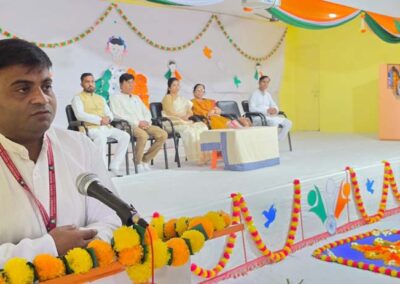 विद्यालय द्वारा 80 वाँ स्वतंत्रता दिवस का कार्यक्रम मनाया गया